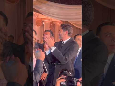 رقص وفرحه كريم محمود عبد العزيز وحسن الرداد وأحمد سعد من حفل زفاف ابن بيومي فواد احمد سعد