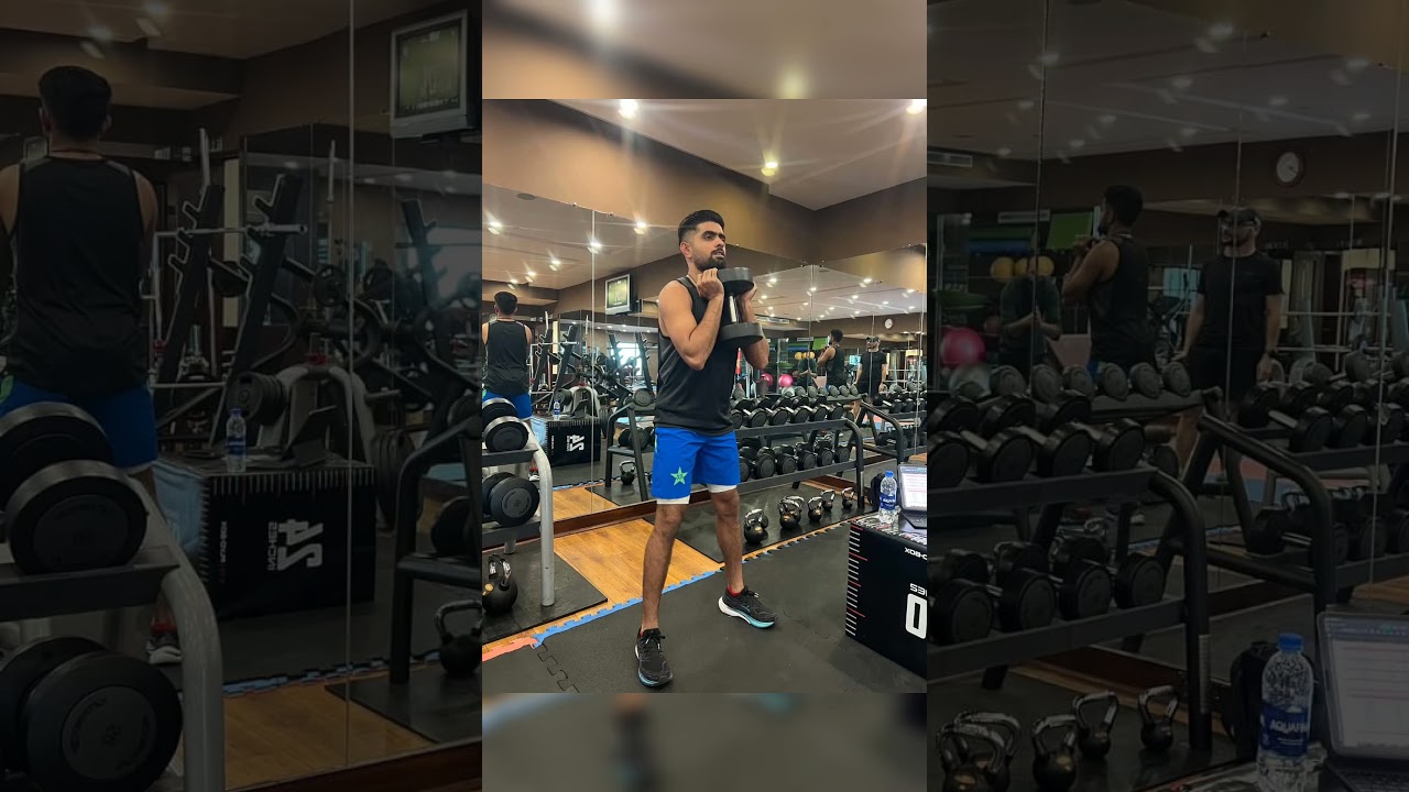 Babar Azam Gym Workout 