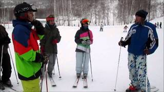 Экспресс курс горных лыж для сноубордистов
