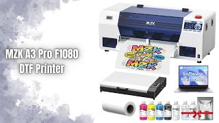 MZK A3 Pro F1080 DTF Printer Review | F1080 Printhead, 2880x1440 DPI & 33CM A3+ Printing!