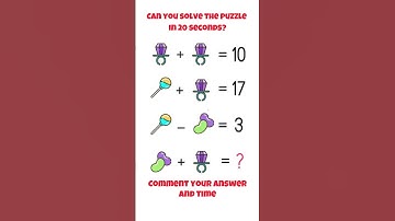 Only a math genius can solve this in 10 seconds #shorts #quiz #puzzle