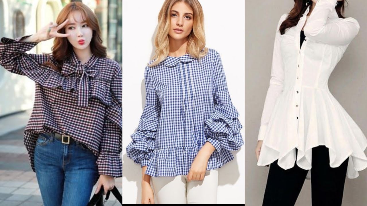Top Amazing Idea's Of  Short  Blouses, Shirts Collection/Different  Idea's For Girls