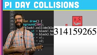 Coding Challenge #139: Calculating Digits of Pi with Collisions