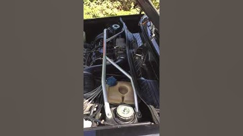 1984 VW Rabbit GTI engine