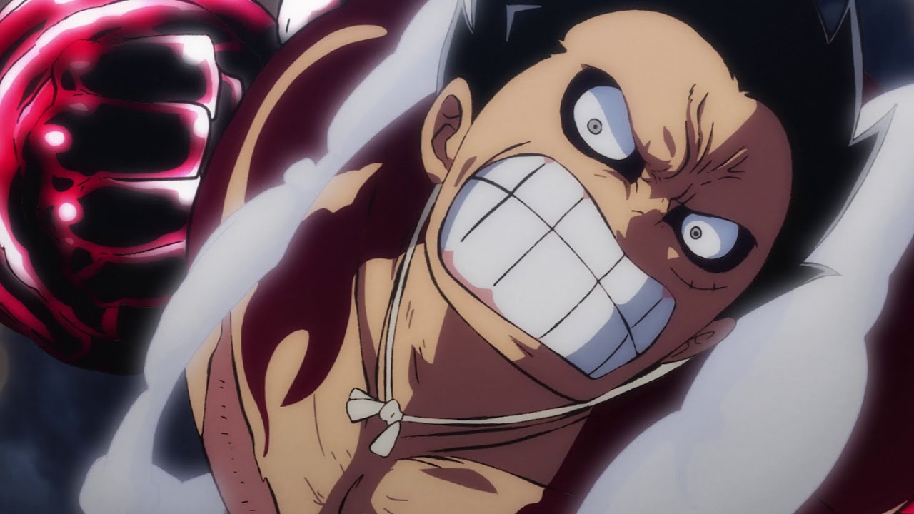 Gear 5 Luffy Laughing At Kaido