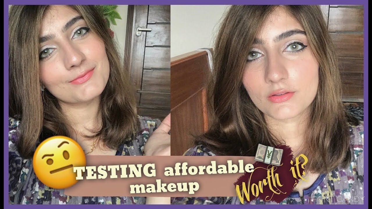 TESTING one Brand MAKEUP SWEET TOUCH LONDON | Affordable makeup | Anushae Says