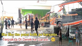 Terpaksa Di Derek Balik Ke Garasilika Liku Tim Putar Balik Po Hmtrobel Di Jalan poharyanto 