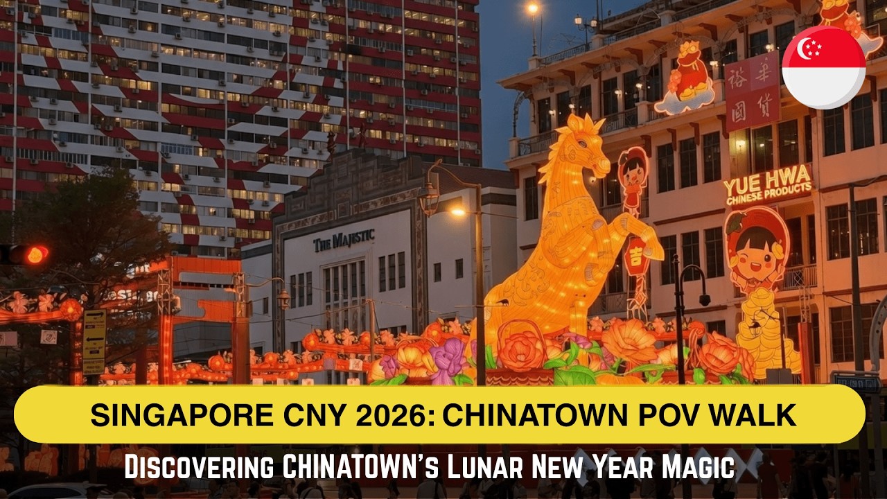 Walking Through Chinatown’s Lantern-Filled Streets | CNY 2026 Adventure