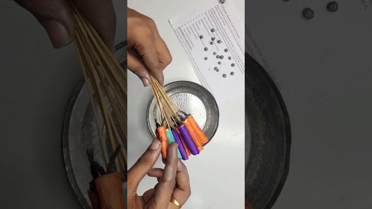 How to make skyshot at home , making skyshot from chakri powder