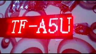 Test RunningText ControllerTF-A5u