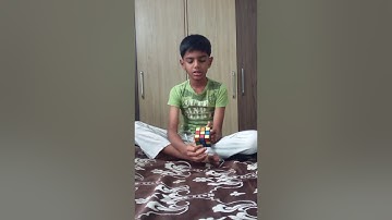 Tutorial by Akash Pradhan for solving 3x3 Rubik cube