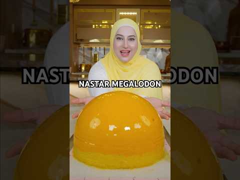 TASYI BIKIN NASTAR MEGALODON 🤣👍🏻 GEDE DAN GLOWING #viralfood #megalodon #nastar #food #giantfood