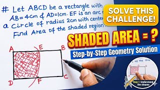 🛑 Only 1% Can Solve This Geometry Problem 😳||🔥 Rectangle +Arc