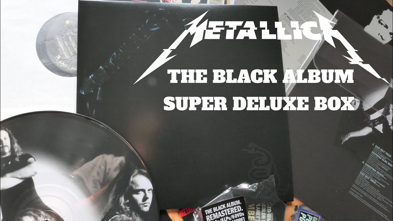 Metallica The Black Album Remastered Deluxe Box Set Vinyl Unboxing