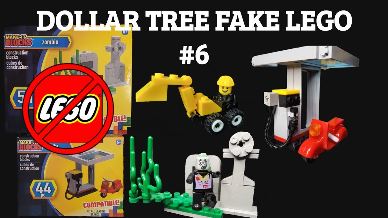 Dollar tree fake LEGO 6 Make it Blocks YouTube