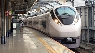 E657系カツK13編成が南千住駅を通過するシーン