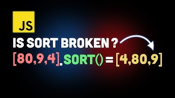 is the sort method broken in JavaScript?