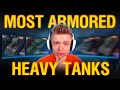 Top 5 most armored heavy tanks in world of tanks