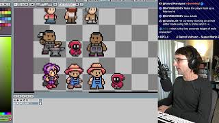 Designing new characters! Making pixel art on MOONSHIRE MONDAY!