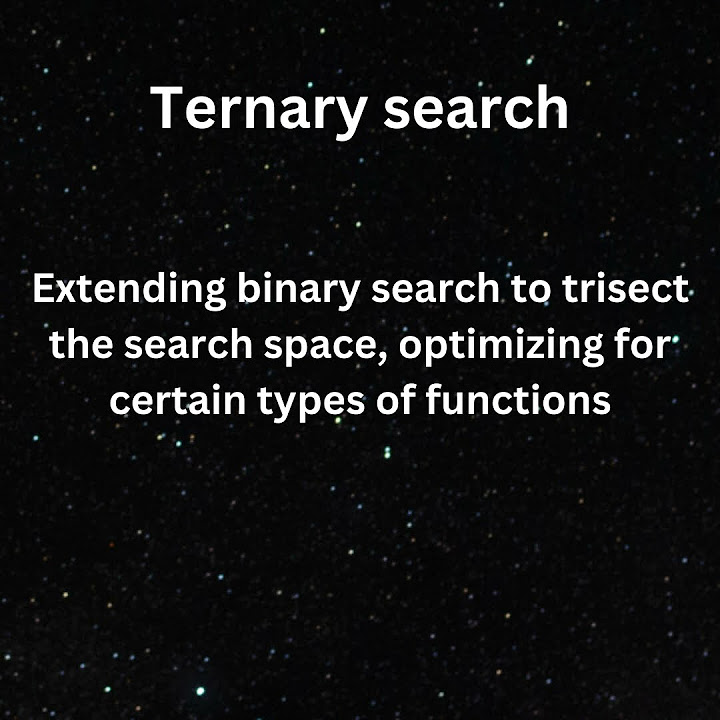 Ternary Search - YouTube