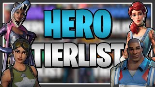 Ranking EVERY HERO in Fortnite Save the World! (Hero Tier List)