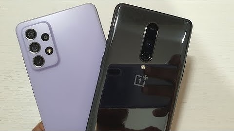 Samsung A72 Vs OnePlus 8 Speed Test & Camera Comparison 📱