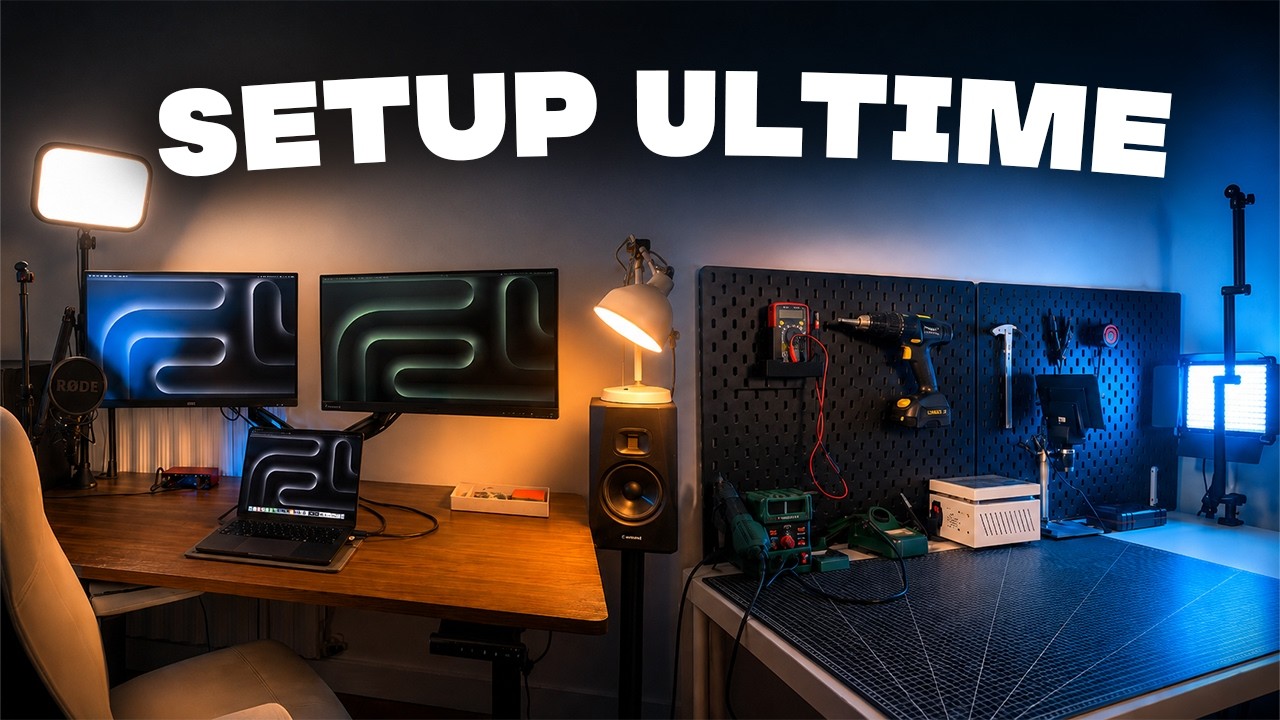 Je fabrique le setup ULTIME de maker - YouTube