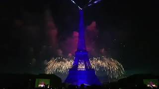 Bastille Day Eiffel Tower Fireworks 2017