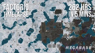 Factorio Timelapse: Snow World | coop | 4k