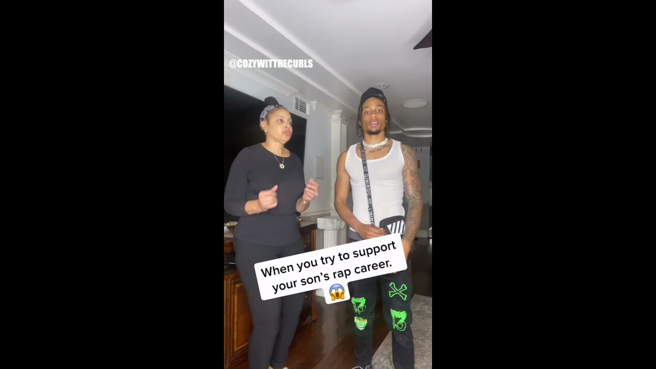 Cozywitthecurls Mom Trying To Support His Rap Career Shorts Fyp Foryou