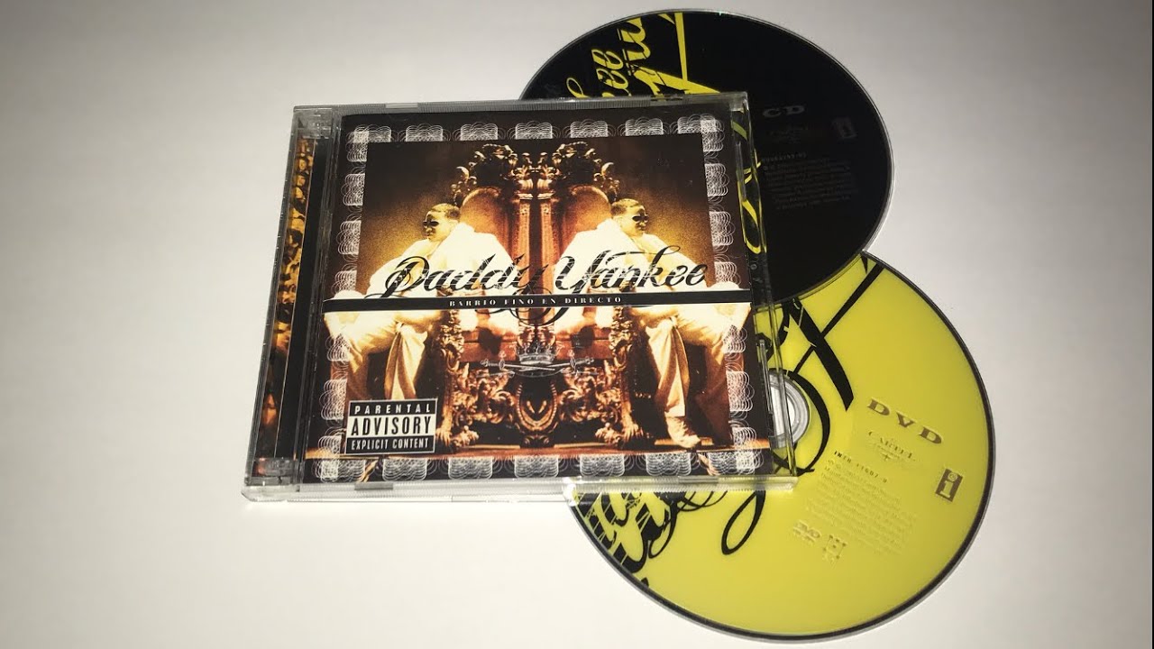 Daddy Yankee Barrio Fino (En Directo) CD/DVD Unboxing - YouTube
