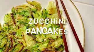 How to make quick and EASY zucchini pancakes!!