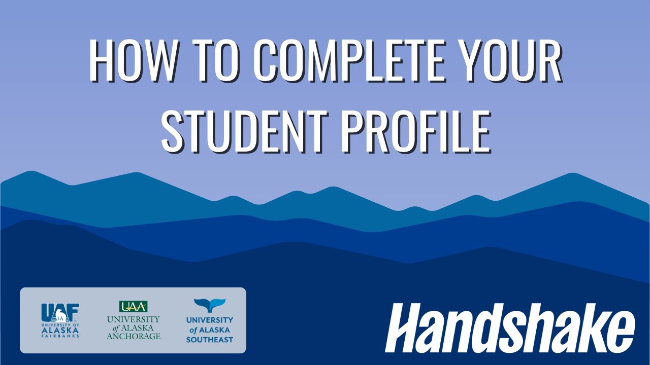 How to: complete your student profile
