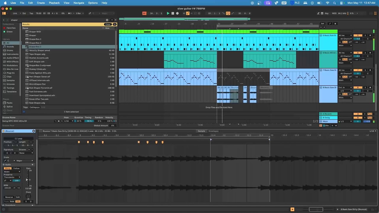 Ableton Beat Breakdown | F# | 79 BPM - YouTube