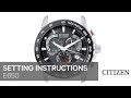 Instruction de rglage de la montre citoyenne  e650