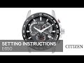 OFFICIAL CITIZEN E650 Setting Instruction