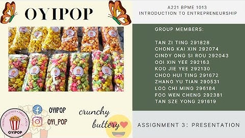 BPME 1013 INTRODUCTION TO ENTREPRENEURSHIP (ASSIGNMENT 3)