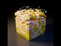 3D Recursive Subdivision for a Cube - Blender Geometry Nodes 5.2+
