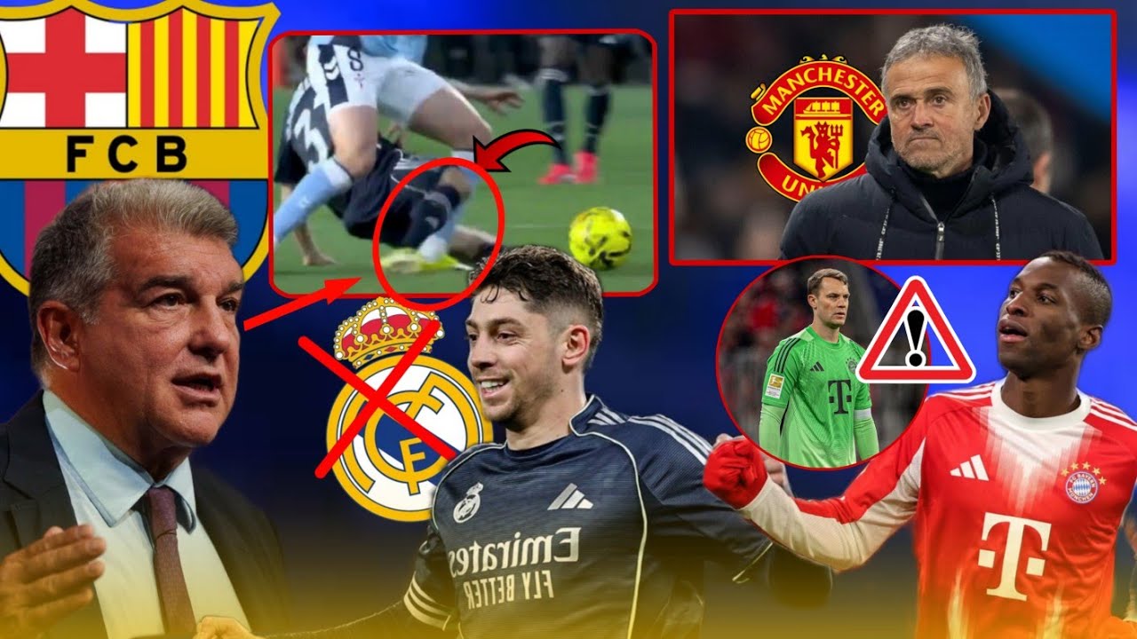 🚨président barca accusé real équipe voleur 😳..,Nicolas jackson buteur..luis enrique man United 