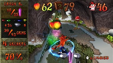 Crash Bandicoot 2 - 100% speedrun in 1:20:51 (single-segment) by MrBean35000vr (commentated)