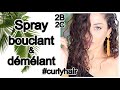 DIY Spray Re Bouclant à la poudre de guimauve