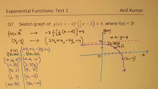 Exponential Function Part 1 MCR3U Test Q1 to Q8