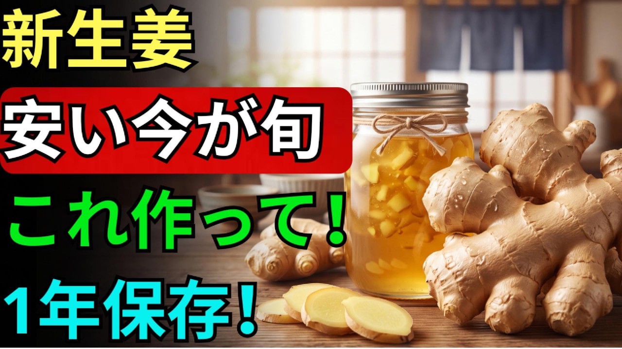 Preserve New Ginger for a Year While It's Cheap! Easy Recipes for