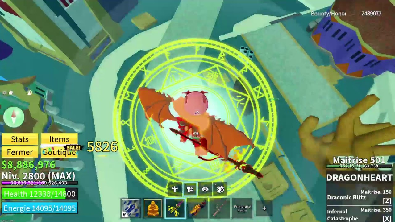 RACE DRAGON V4 + en essaye d avoir x2 masterie