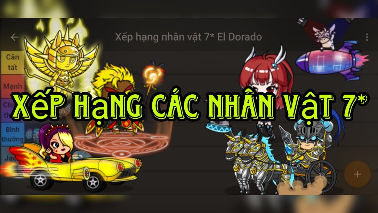 El Dorado~Tôi xếp hạng các nhân vật- 7 sao trong El Dorado(phần 1)