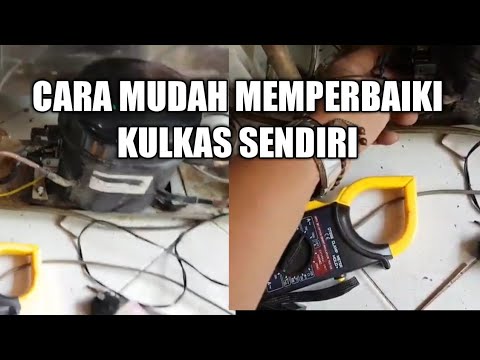 Cara Memperbaiki Kulkas Sendiri Kompresor Hidup Tapi Evap Tidak Dingin Karena Bocor Dan Mampet Youtube