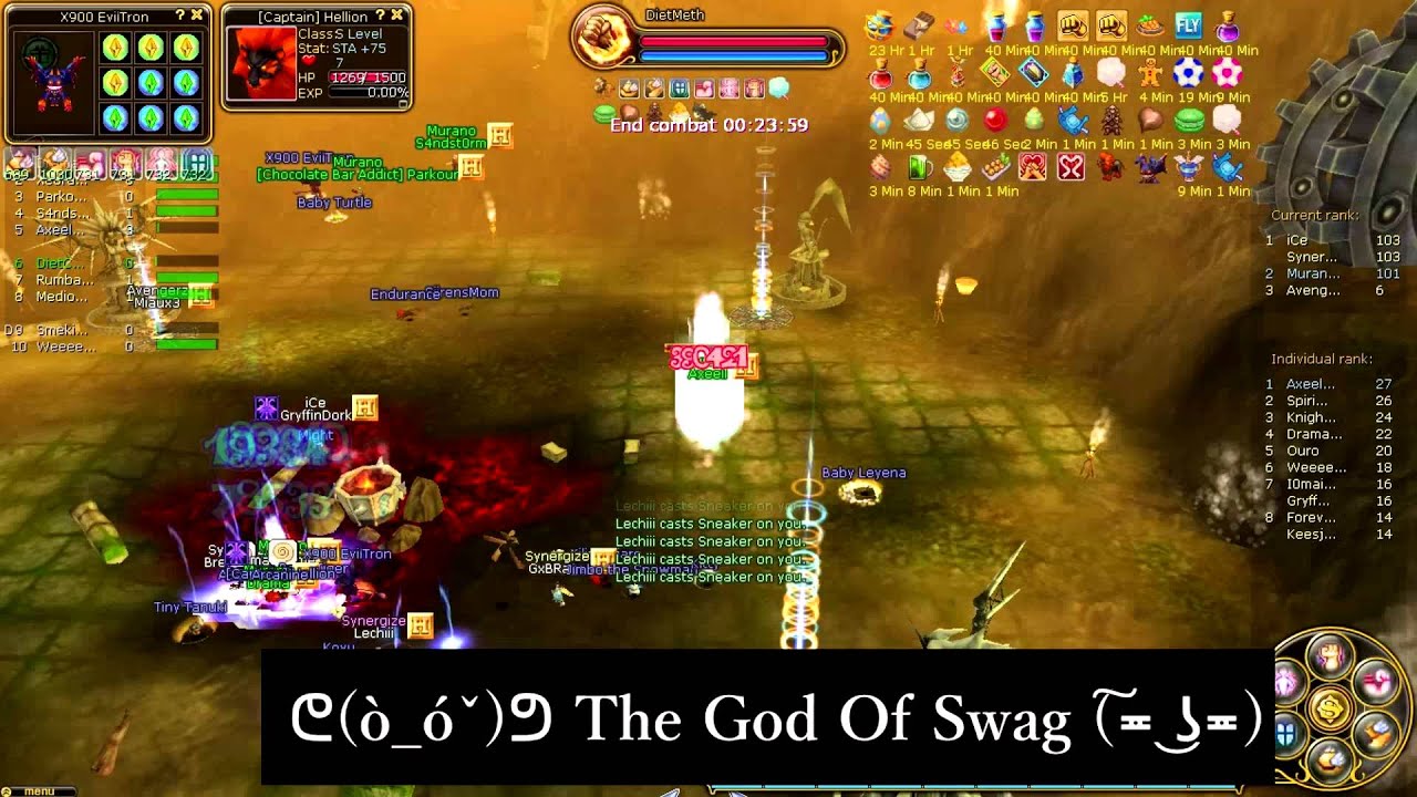 Flyff Tanuki Guild Siege 22-02-2015 PoV Axeell MvP *Reupload