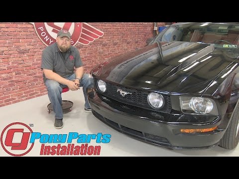 Mustang Headlight Replacement 2010-2012 Style With Clear Reflector Pair 2005-2009 Installation