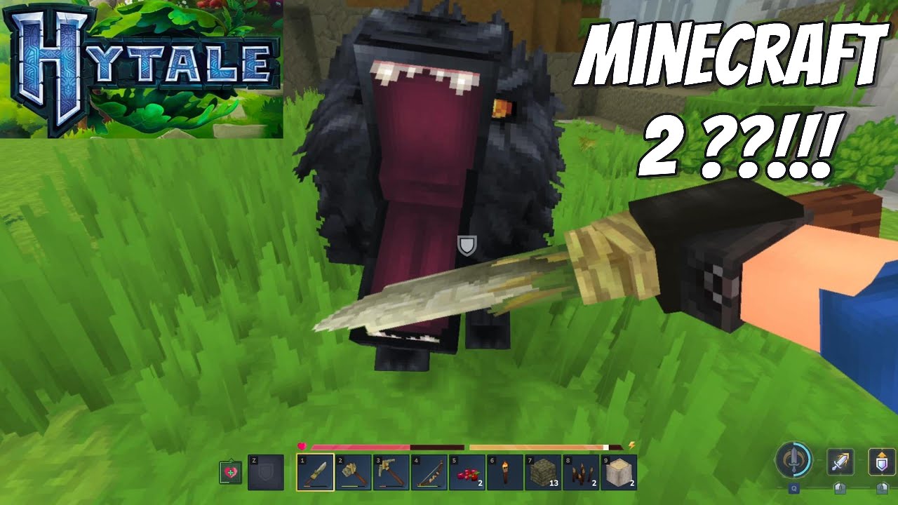 MINECRAFT 2 SONUNDA ÇIKTI! Hayatta Kalma Macerası Başlasın | HYTALE TÜRKÇE OYNANIŞ