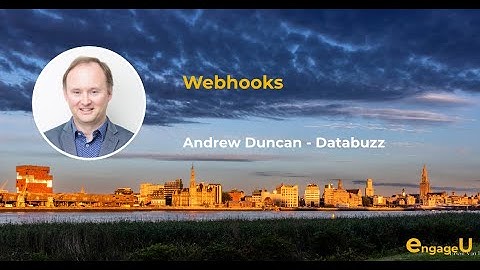 Webhooks - Andrew Duncan